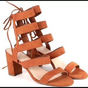 Forever 21 suede heel sandals